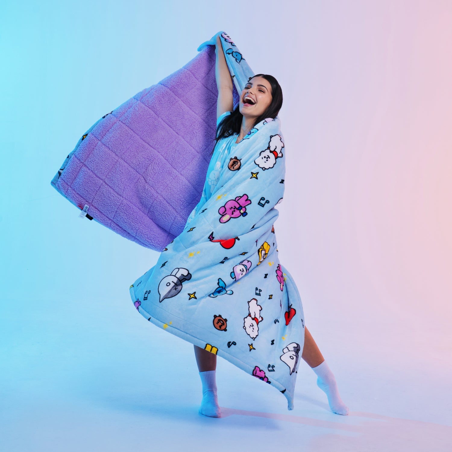 BT21 Group Sherpa Blanket Licensed – The Oodie UK