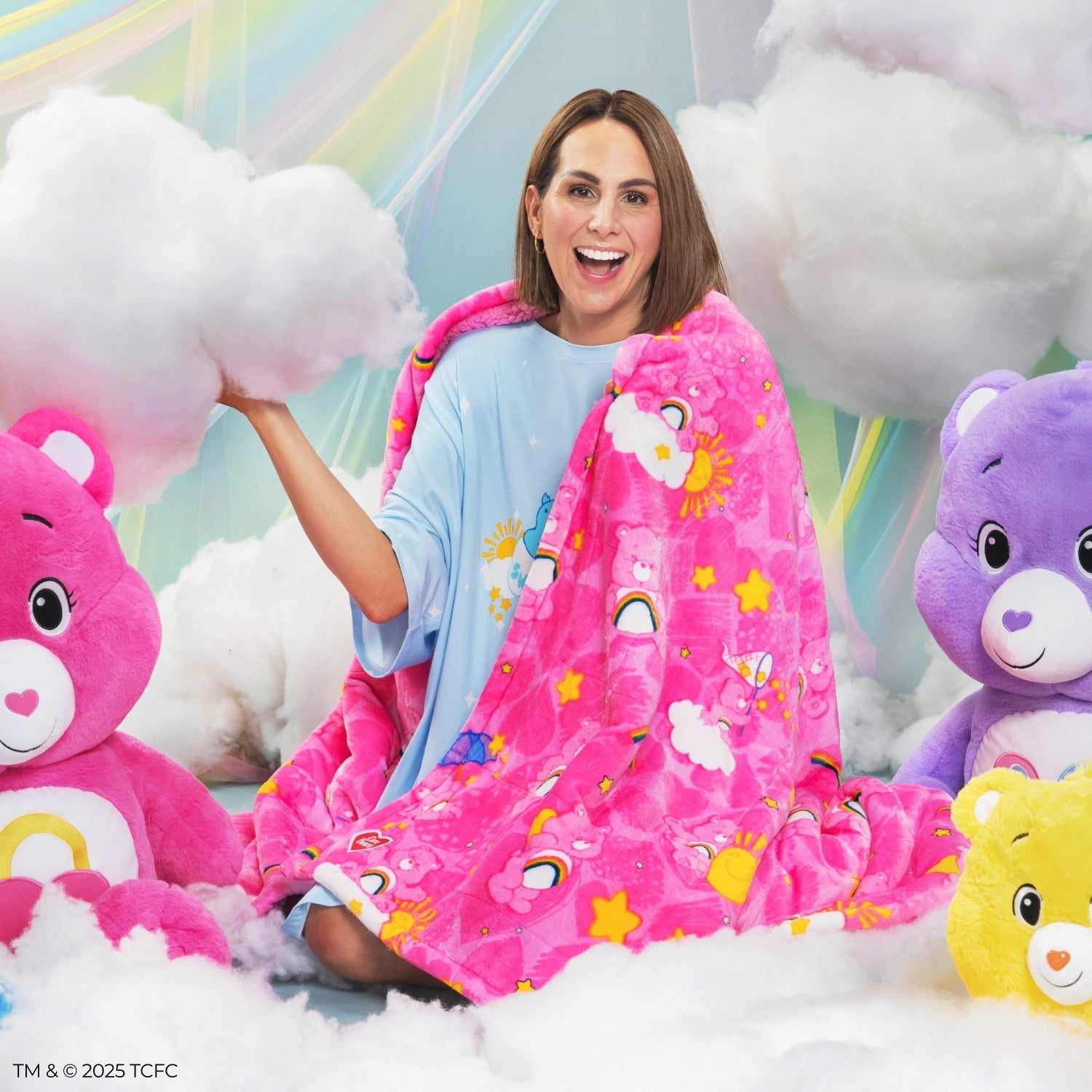 Care Bears Sherpa Blanket Licensed
