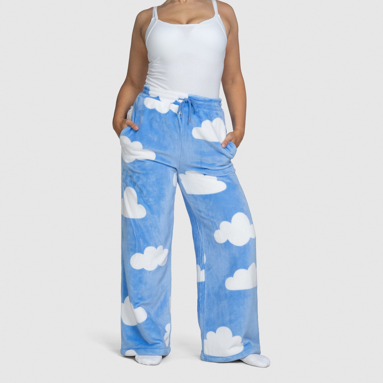 Cloud Sherpa Wide Leg Jogger