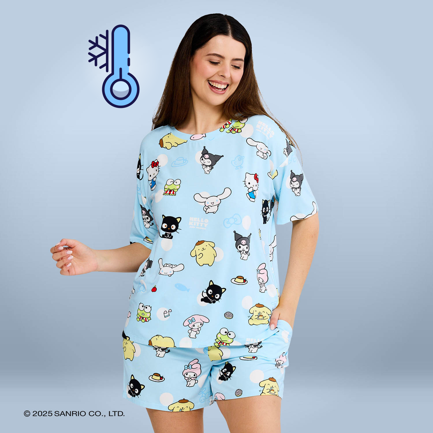 Haut De Pyjama Hello Kitty Sanrio - Manches Courtes, Taille 4/5 Ans - Neuf Avec étiquette