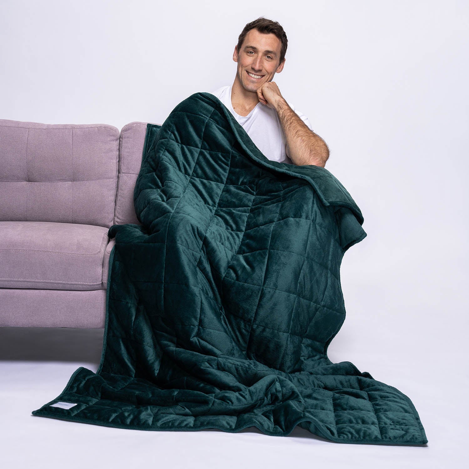 Moss Green Weighted Blanket – The Oodie UK