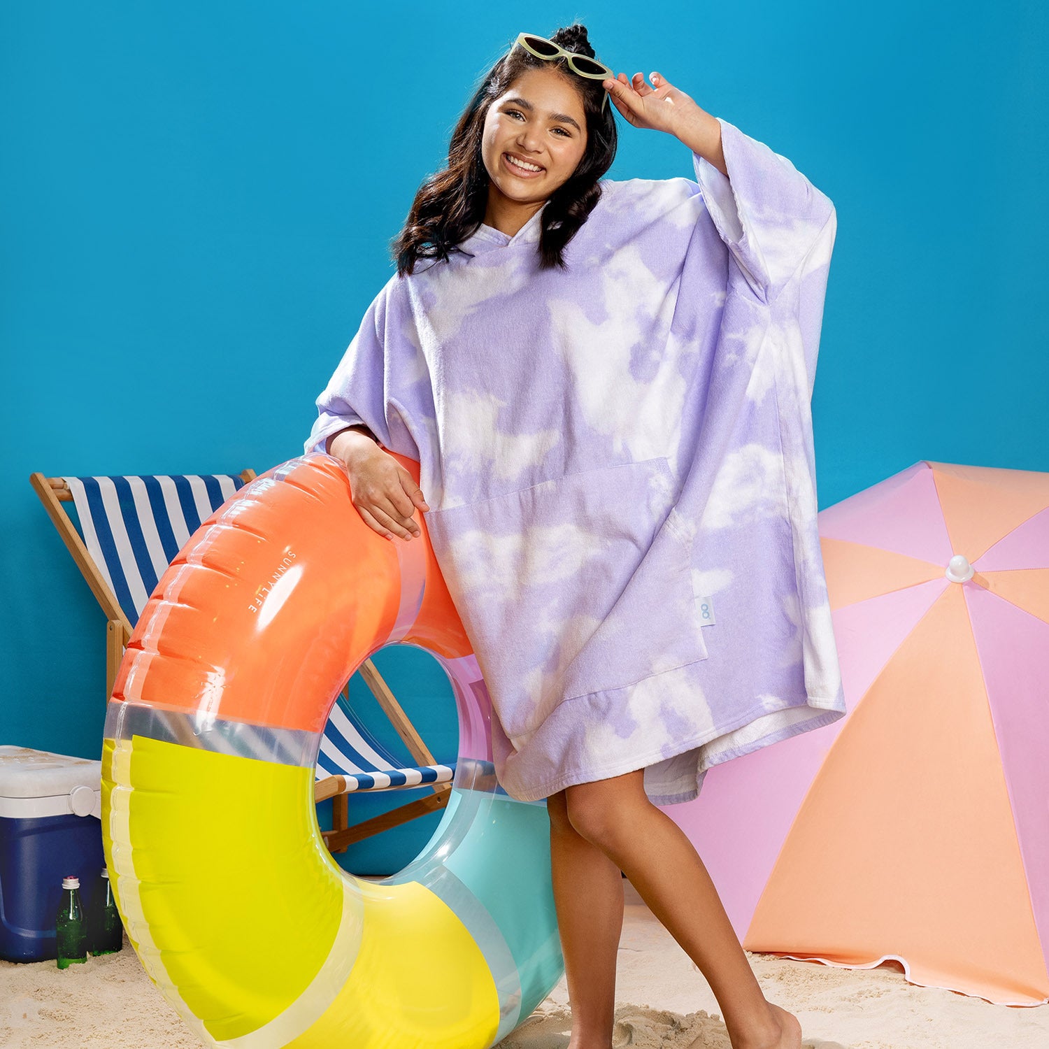 Oodie purple tie dye Clearance