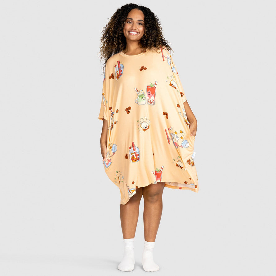 Bubble Tea Oodie Sleep Tee