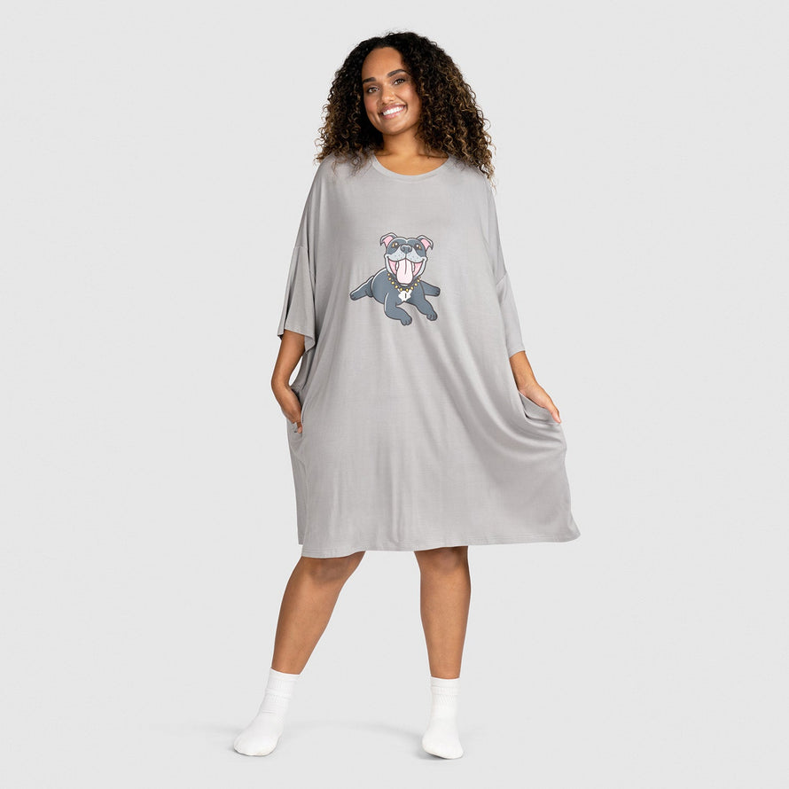 Staffy Oodie Sleep Tee