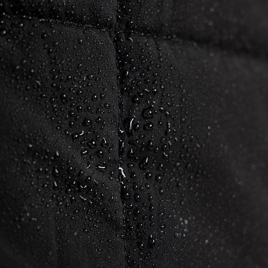 Black Zip Through Outdoor Oodie