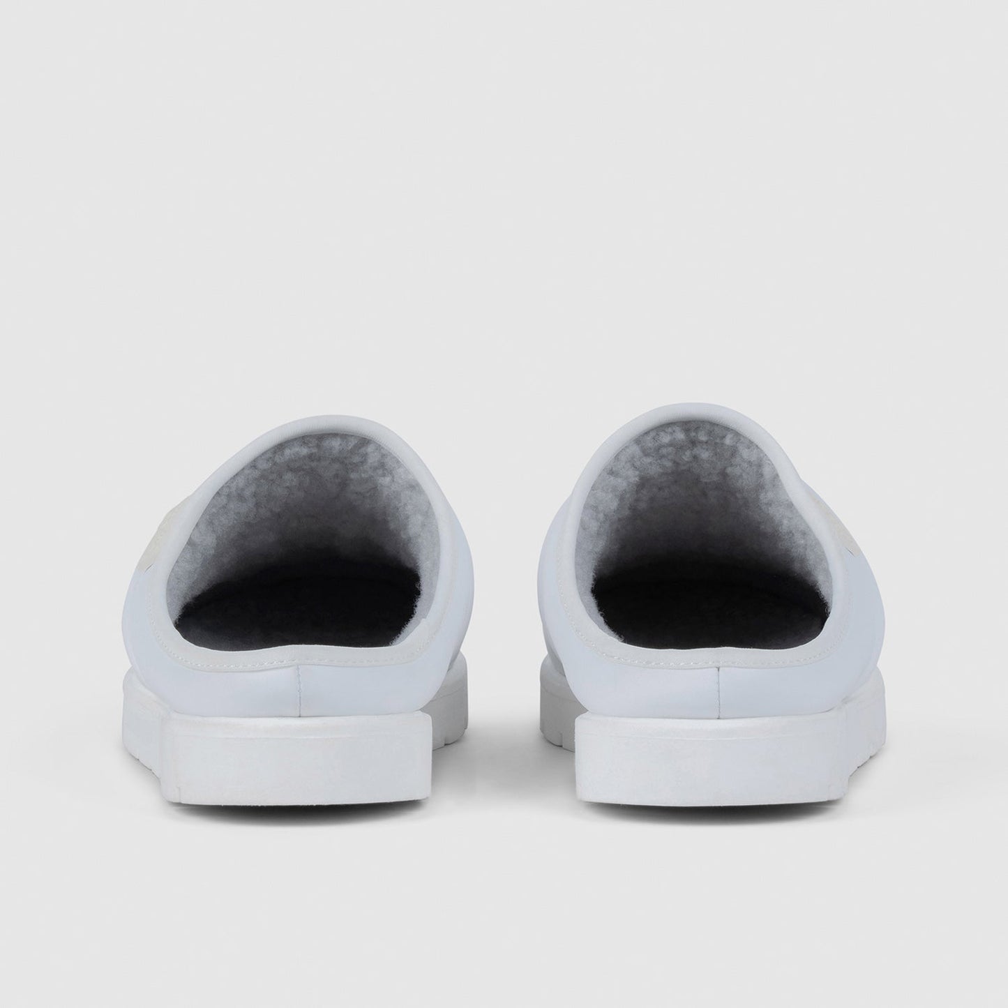 White Puffer Slip On