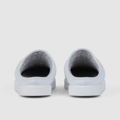 White Puffer Slip On