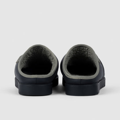 Black Puffer Slip On