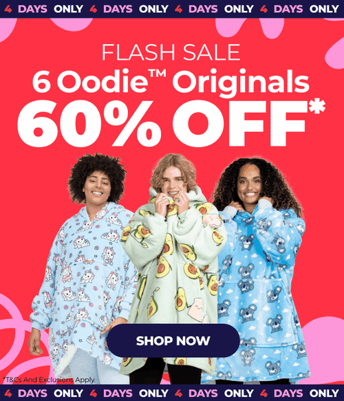The Oodie UK Oversized Wearable Blankets Accessories