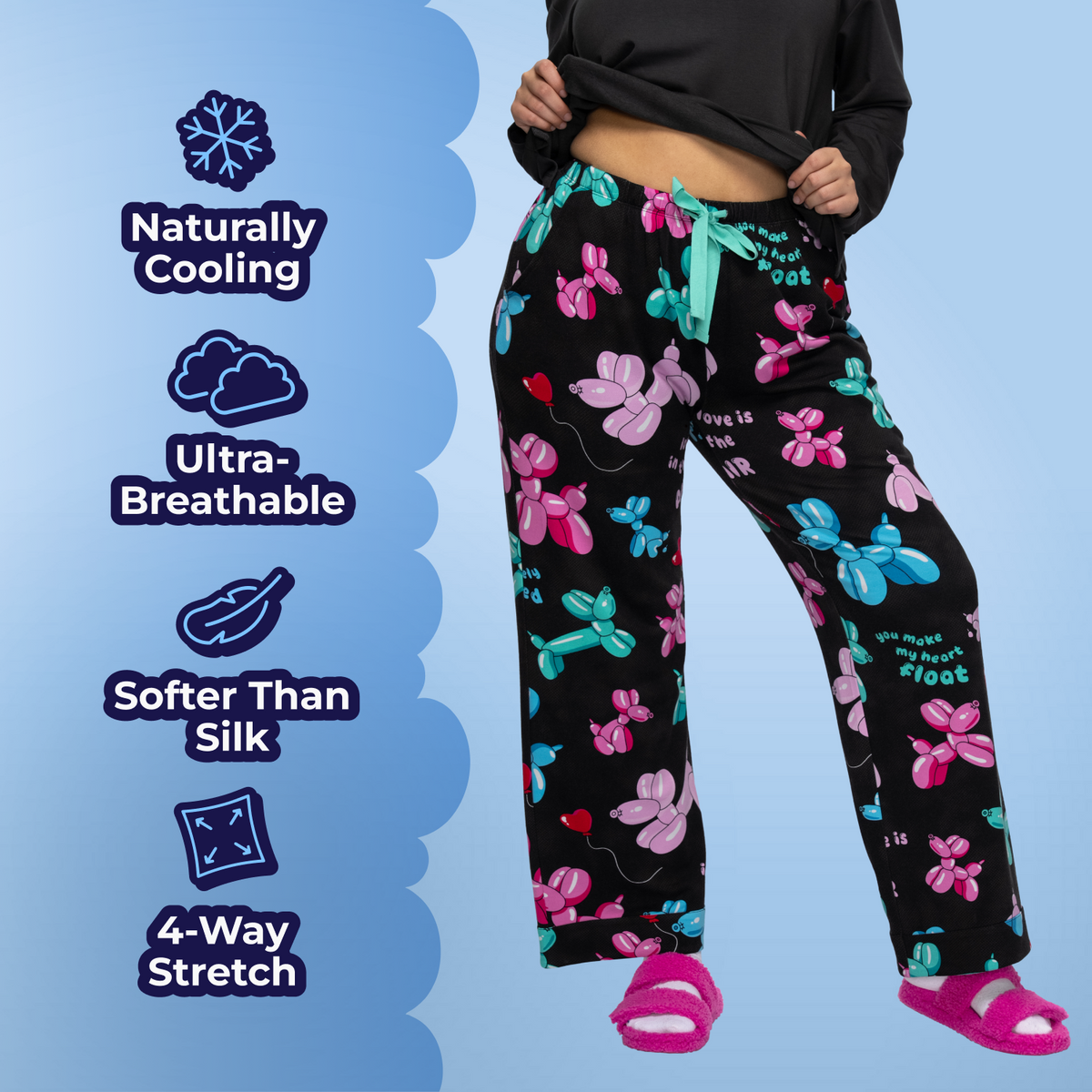 Balloon Dog Cooling Wide Pyjama Pant – The Oodie UK