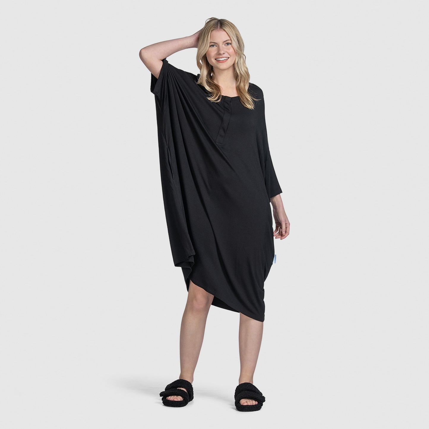Black Button-Up