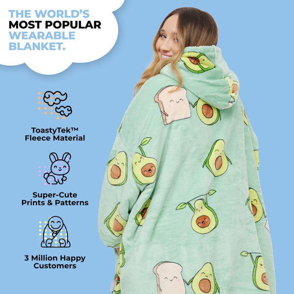 Avocado Oodie | Wearable Hooded Blanket – The Oodie UK