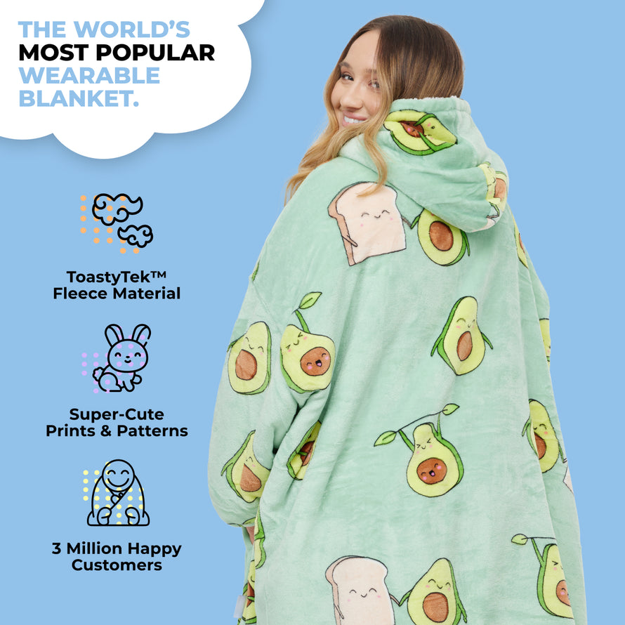 Avocado Oodie Wearable Hooded Blanket The Oodie UK