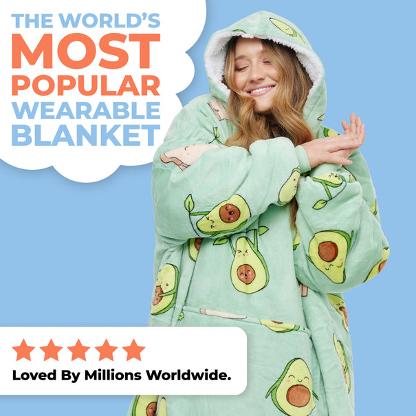Avocado Oodie | Wearable Hooded Blanket – The Oodie UK