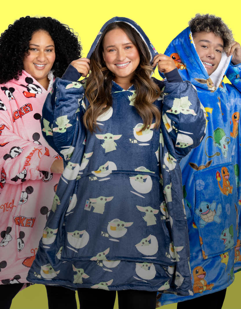 The Oodie UK Oversized Wearable Blankets & Accessories