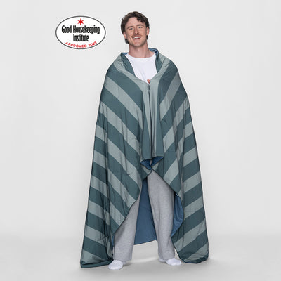 Green/Navy Stripe