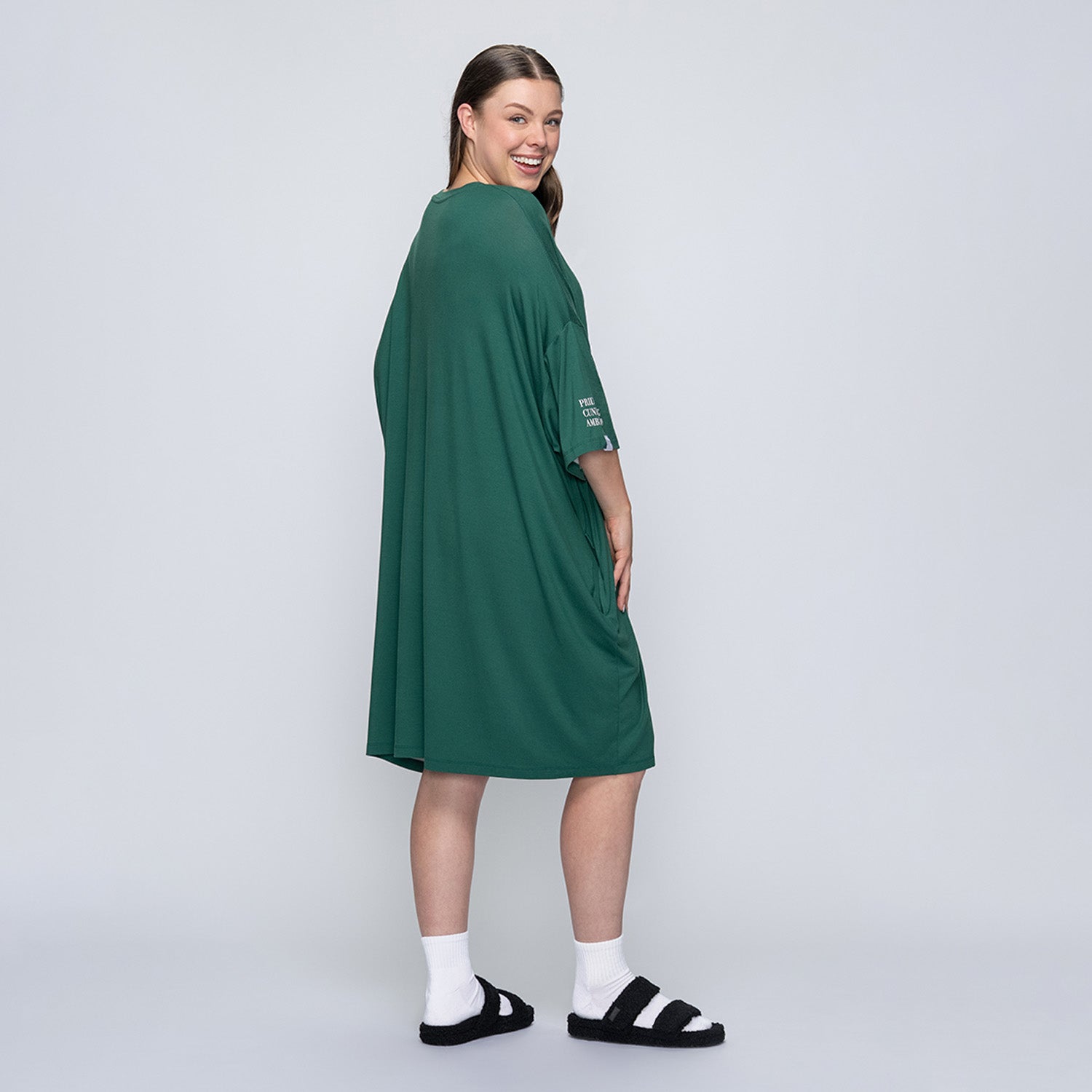 Harry Potter Slytherin Sleep Tee Licensed The Oodie UK Harry Potter Slytherin Sleep Tee Licensed The Oodie UK