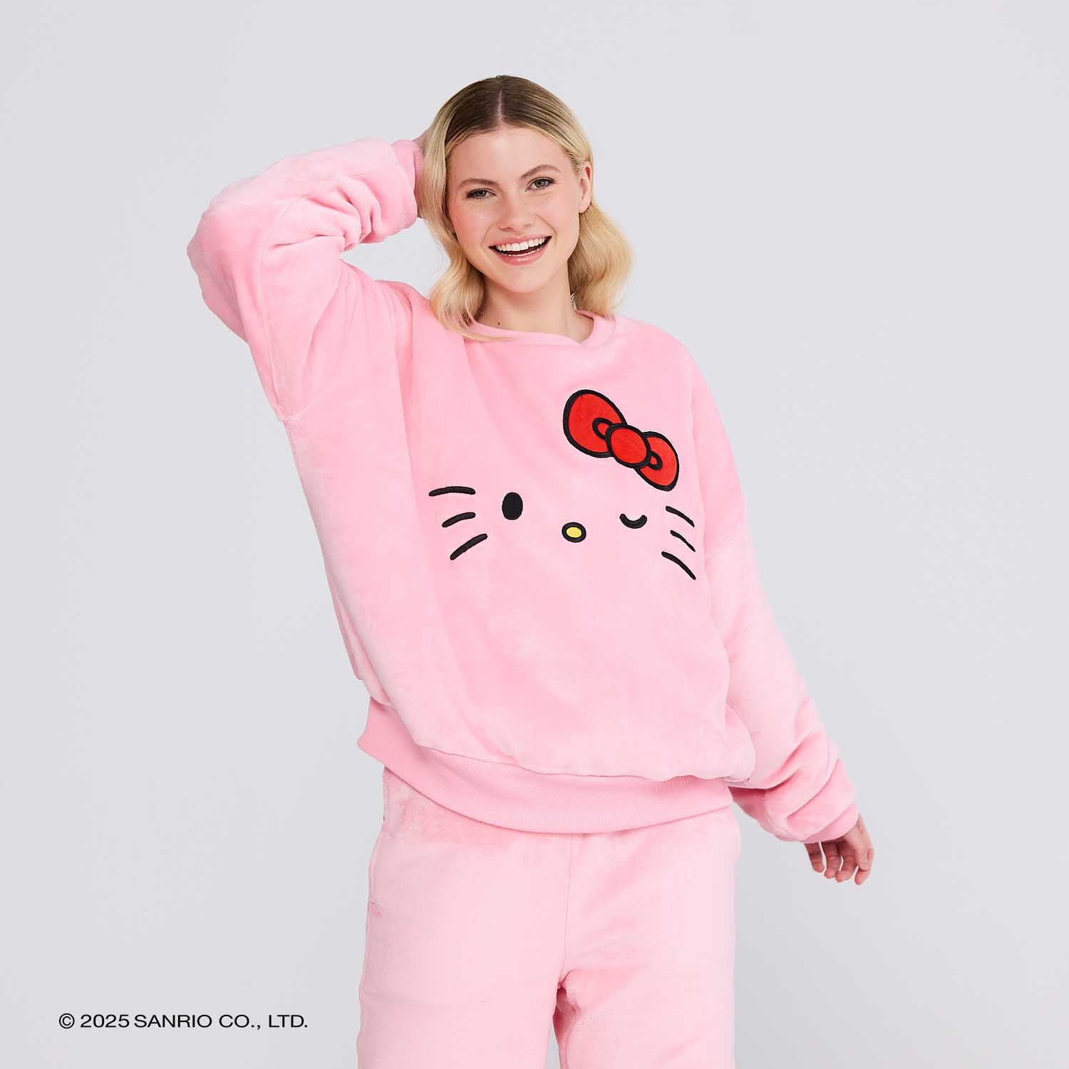 Hello Kitty Sherpa Jumper Licensed – The Oodie UK