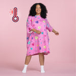 size: Aisha is 161cm wearing a size S/XL