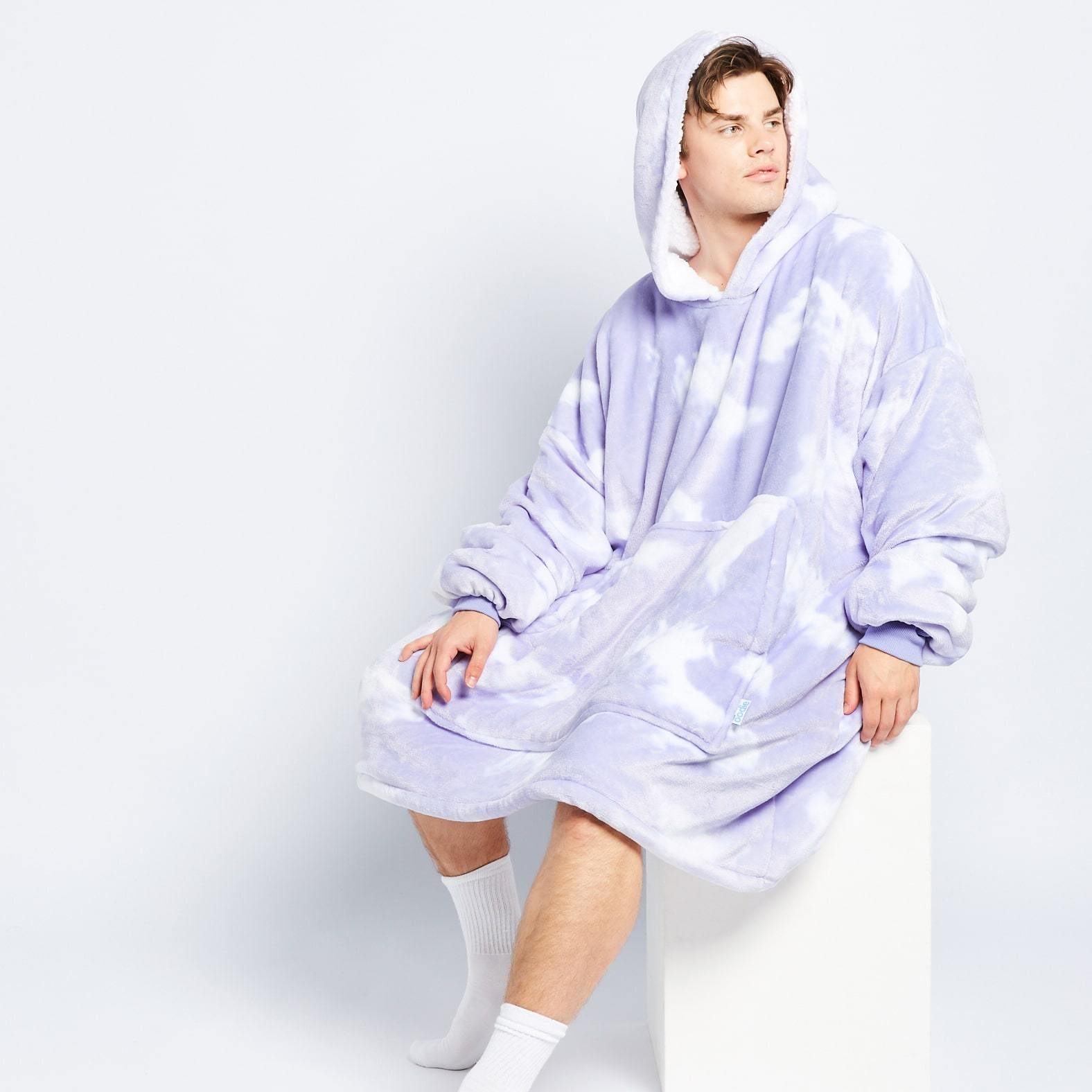 the comfy purple tie dye