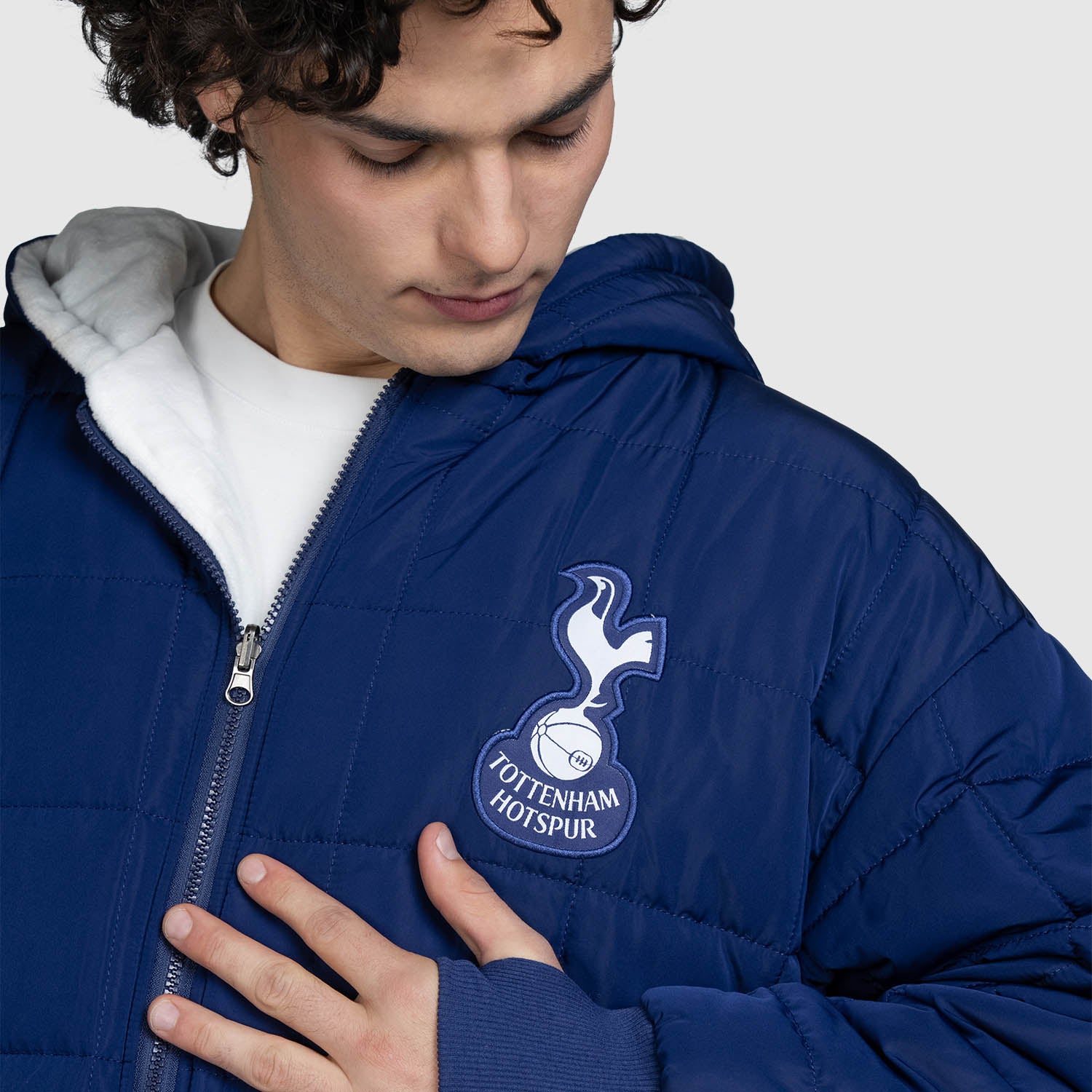 tottenham zip up hoodie