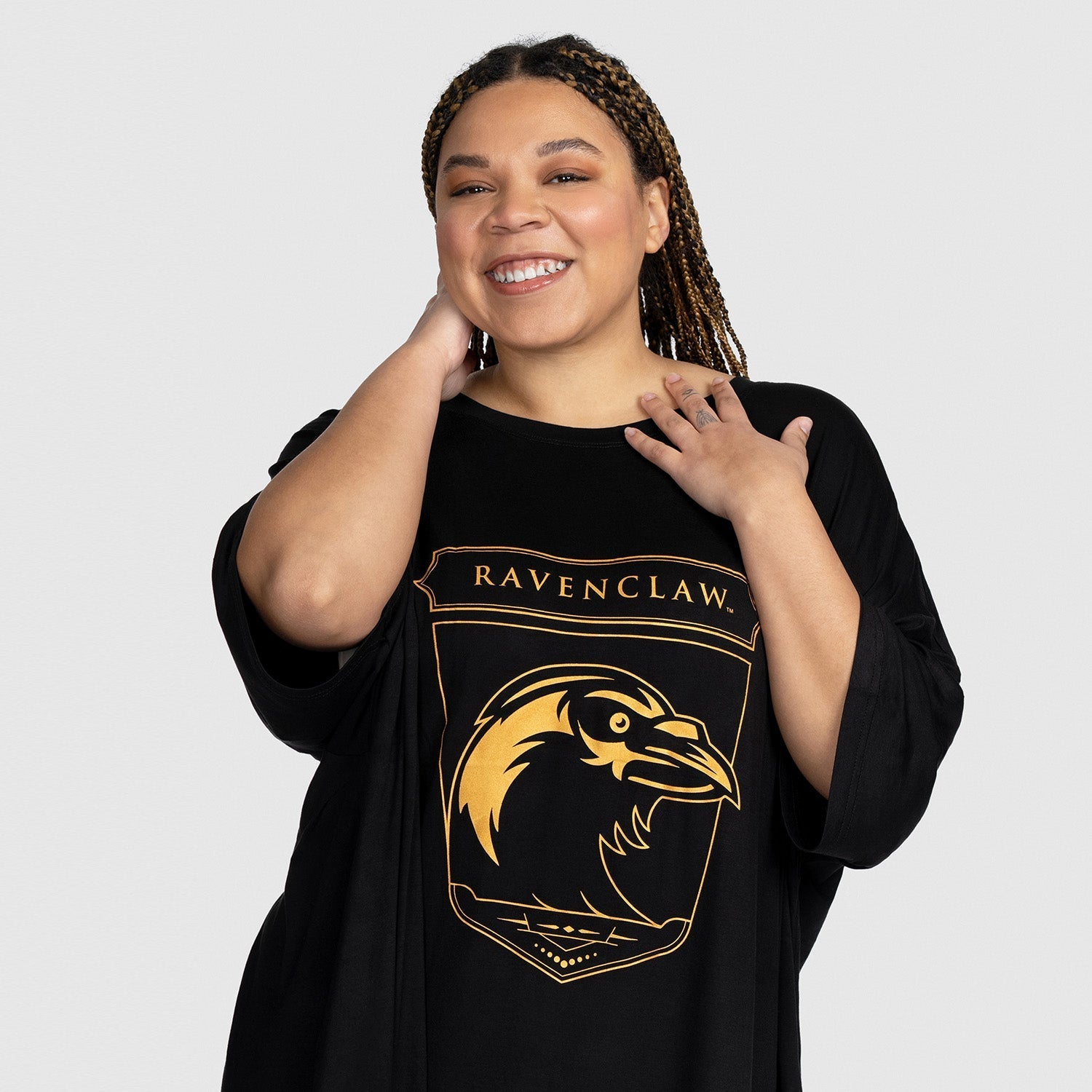 Harry Potter Ravenclaw Gold Oodie Sleep Tee The Oodie UK