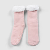 Pink Sherpa Socks
