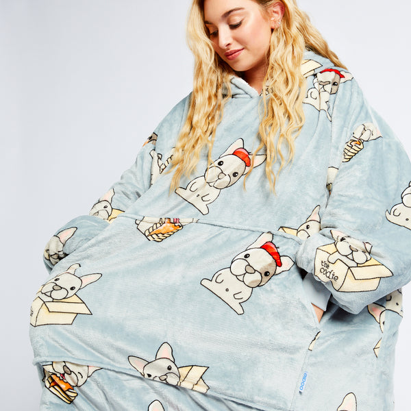 Bulldog Oodie | Wearable Hooded Blanket – The Oodie UK