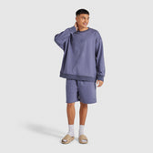 Relaxed Cotton Fleece Short
