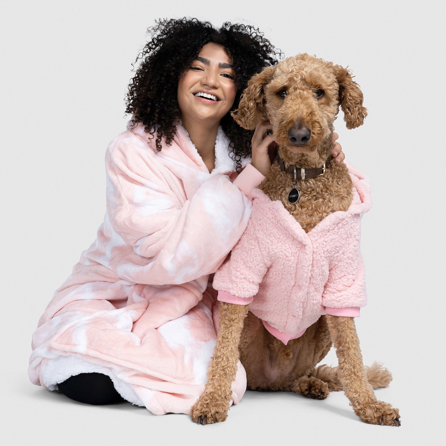 Pink Sherpa Oodie™ Original Dog – The Oodie UK