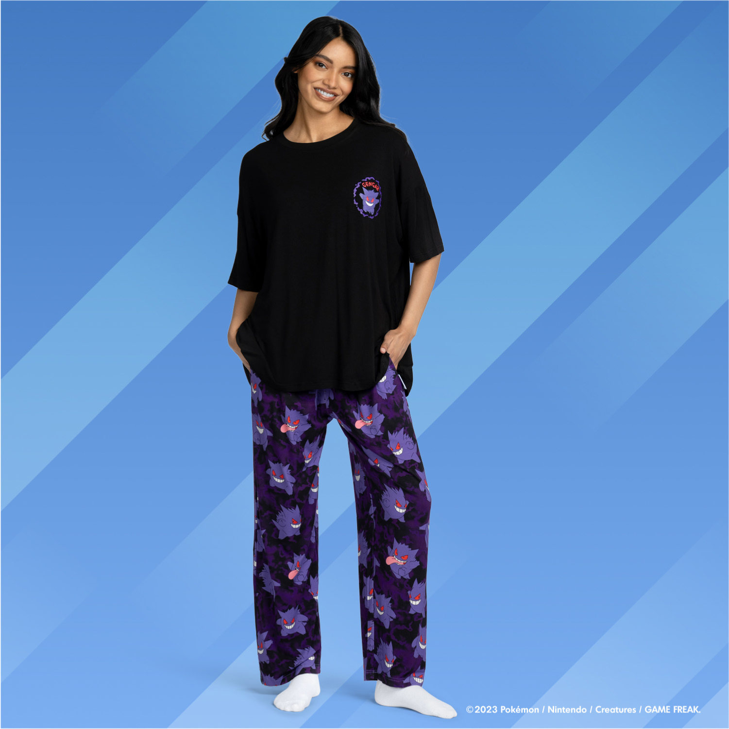 Gengar Pokémon Unisex Long PJ Set – The Oodie UK