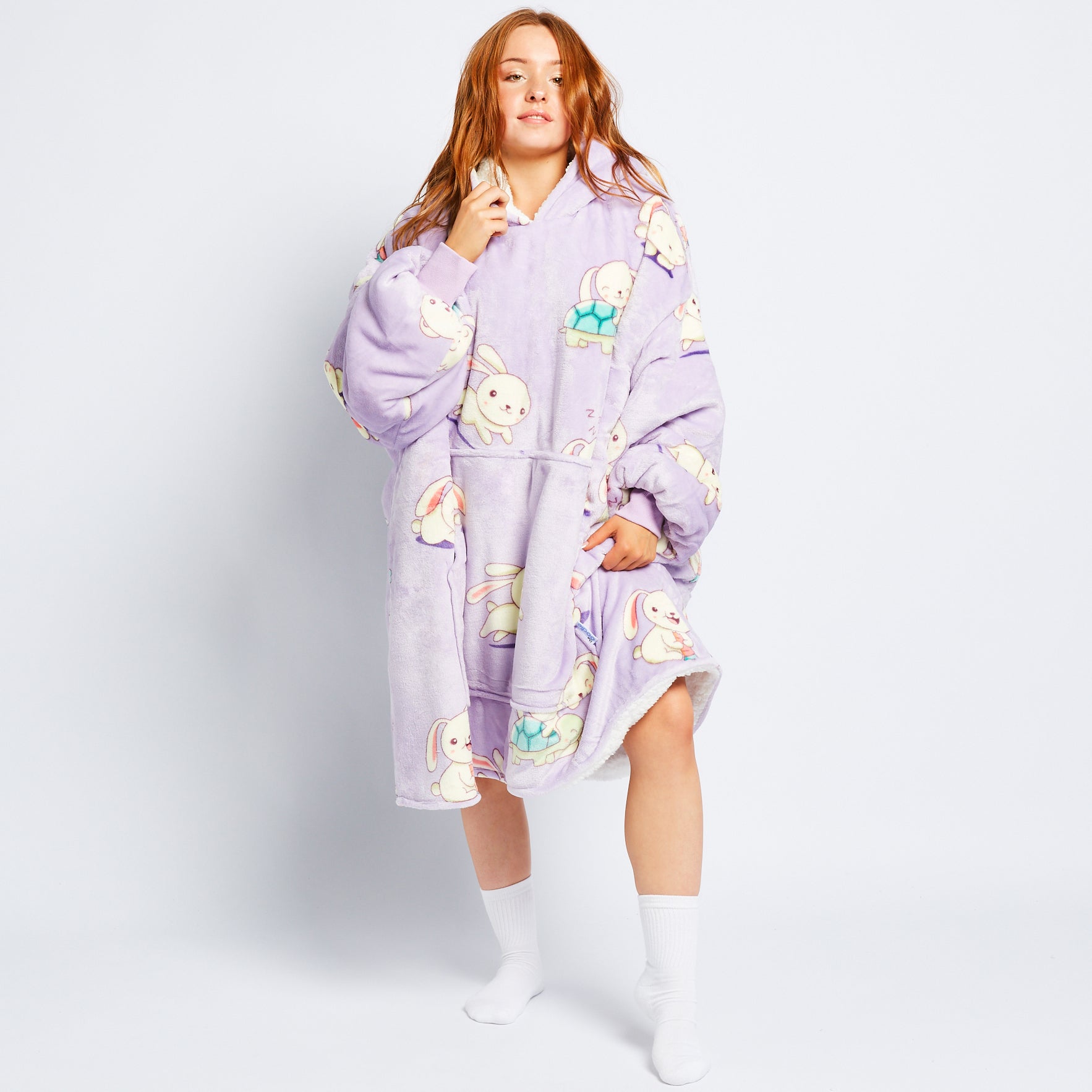 Bunny Oodie Wearable Hooded Blanket The Oodie UK